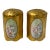 Late 19th Century Rosenthal Philip Bavaria Hand-Painted Gold Leaf Salt & Pepper Shakers- a Pair For Sale
