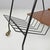 Mid-Century Modern Italian Wood and Black Metal Trolley with Brass Wheels, 1960s For Sale - Image 15 of 17