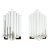 1960s Mirrored Art Deco-Style Sconces- A Pair For Sale