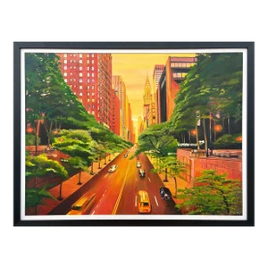 The Chrysler Building 42nd Street New York City - Unique Original Art by Contemporary British Artist