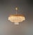 Antique Oval Flush Mount Chandelier Brass Crystal Ceiling Light Restored Gold For Sale - Image 4 of 10
