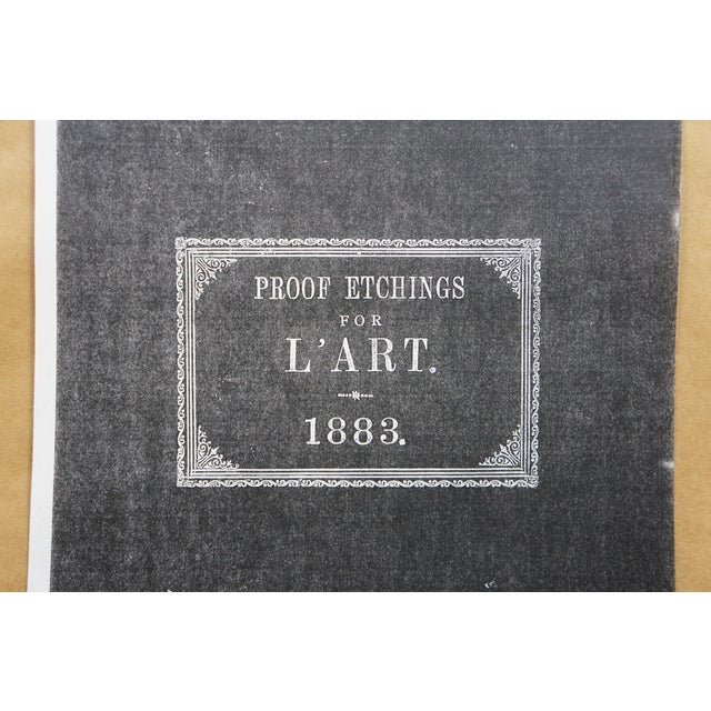 Early 20th Century Eugene Abot Paul Dubois La Charité Charity Breast Feeding Aquatint Etching 27" Reproduction For Sale - Image 10 of 10