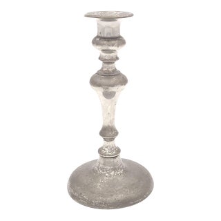 Pewter Candlestick, u.s.a. Circa 1800 For Sale