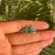 Art Nouveau Inspired 1.85 Ct Emerald & Diamond Stud Earrings - A Pair For Sale - Image 4 of 13