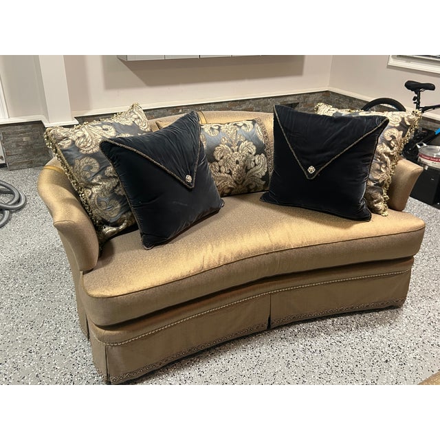 Marge Carson Contemporary Marge Carson Couches Qty: 2 Couches For Sale - Image 4 of 15