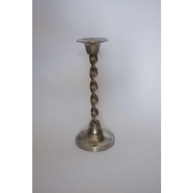Pewter Candlestick from Harald Buchrucker, 1940s For Sale - Image 6 of 8