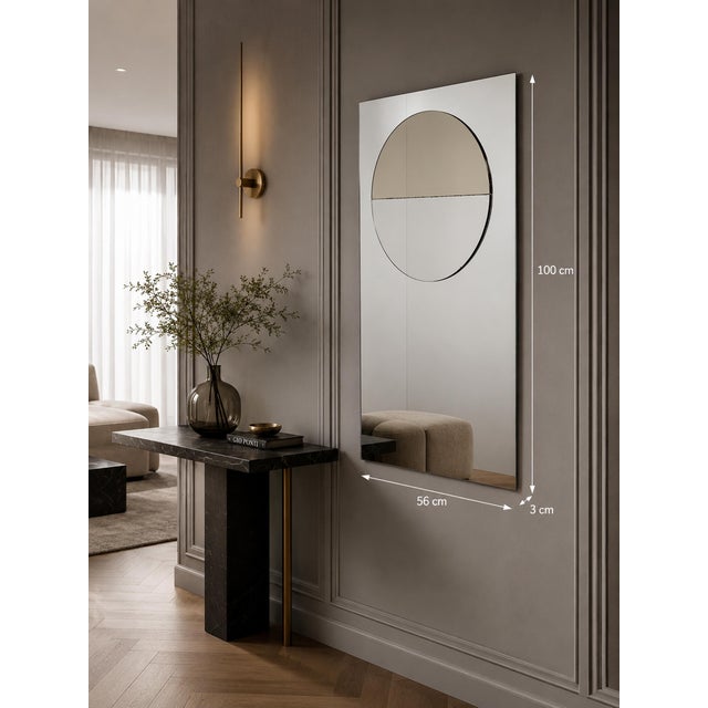 Modern Vintage Wall Mirror from Cristal Art, Italy, 1970s For Sale - Image 3 of 18