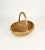 Bamboo & Brass Basket Bowl, Italy, 1970s For Sale - Image 6 of 15