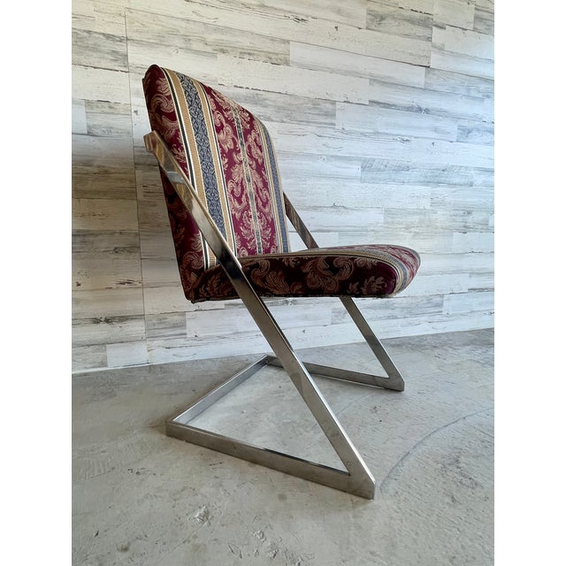 Cantilever Z Dining Chairs- Set of 4 For Sale - Image 9 of 18