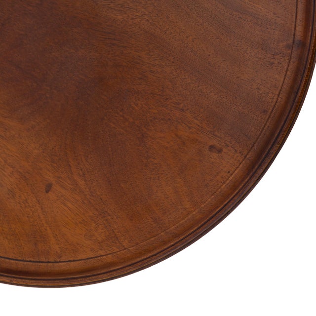 Pair William Iv Solid Mahogany Wine Tables, One Board Tops, English, Ca. 1840 For Sale - Image 4 of 9