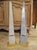 Pair of French Empire Style Blue Turquin Marble Obelisks, Early 1900s For Sale - Image 15 of 18