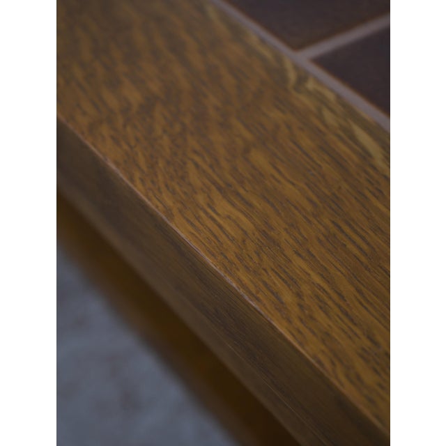 Stickley Mission Oak Tile Top Coffee Cocktail Table For Sale - Image 11 of 14