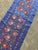 Mid-Century Modern Blue Silk Suzani Table Runner With Pomegranate Vine For Sale - Image 3 of 10