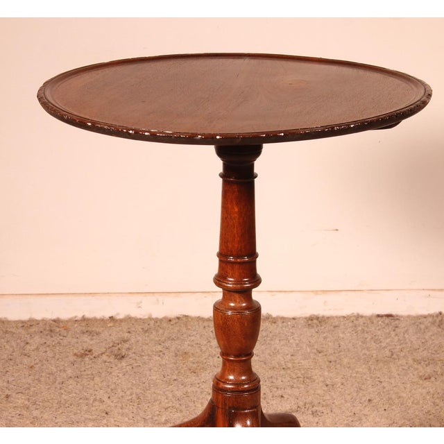 Small Mahogany Tea Table, 18th Century For Sale - Image 3 of 9