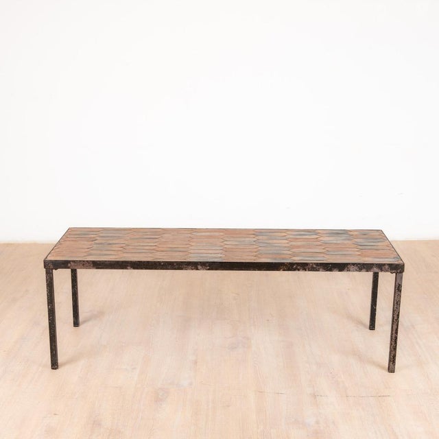 1970s Coffee Table in Sandstone by Roger Capron, 1970s For Sale - Image 5 of 6