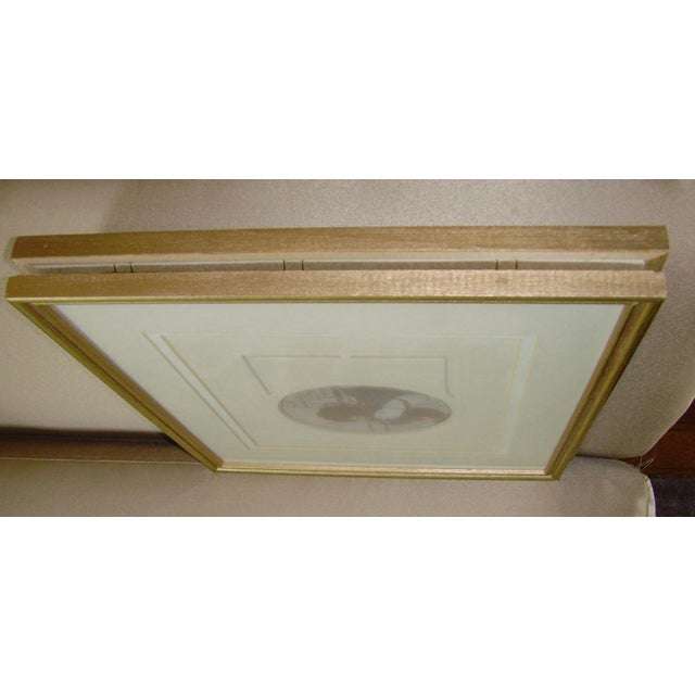 Art Deco Framed Wall Hanging Decor - Set of 2 For Sale - Image 10 of 13
