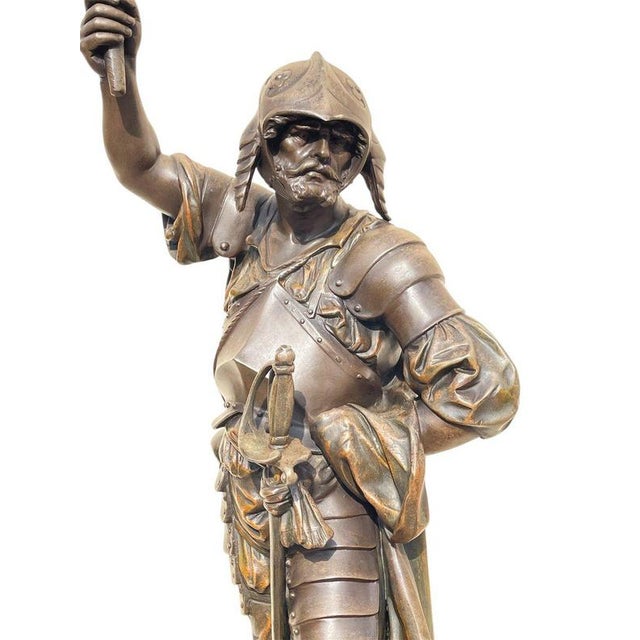 Period: 20th century Style: Renaissance, Louis 13th Condition: Good condition Material: Gilt bronze Height: 1m30 Pair of...