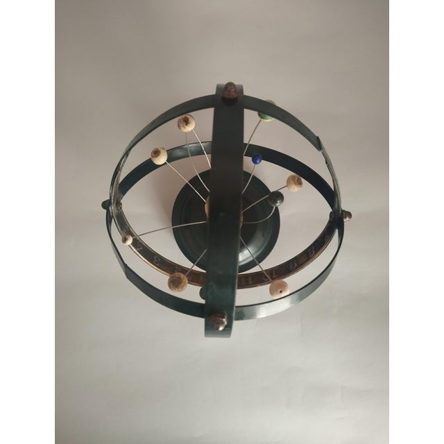 Vintage Industrial Scientific Planetary Armillary Sphere, 1930s-1940s For Sale - Image 6 of 10