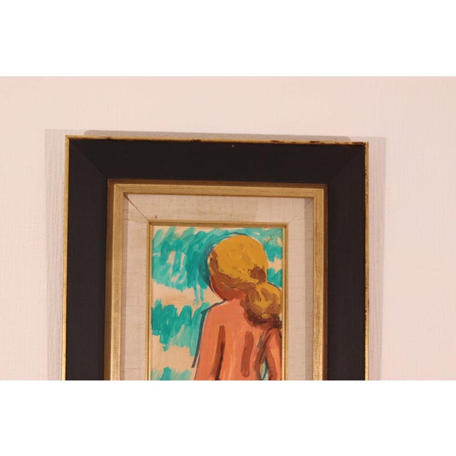 Knut Norman, Inga, 1960s, Oil on Panel, Framed For Sale - Image 4 of 18