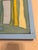 Mid-Century Modern Vintage Abstract Architectural Modern Painting Signed by Carlson For Sale - Image 3 of 8