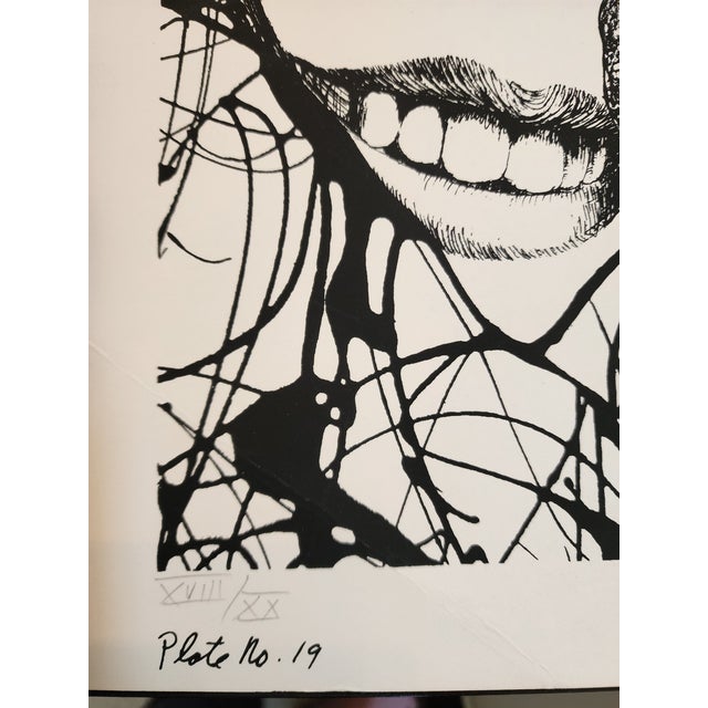 Late 20th Century Abstract Numered and Signed by the Artist Leo Russell For Sale - Image 4 of 8