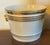 Antique 19th Century Vienna Porcelain Gold & White Cachepot Flower Pot Planter Jardiniere For Sale - Image 10 of 14