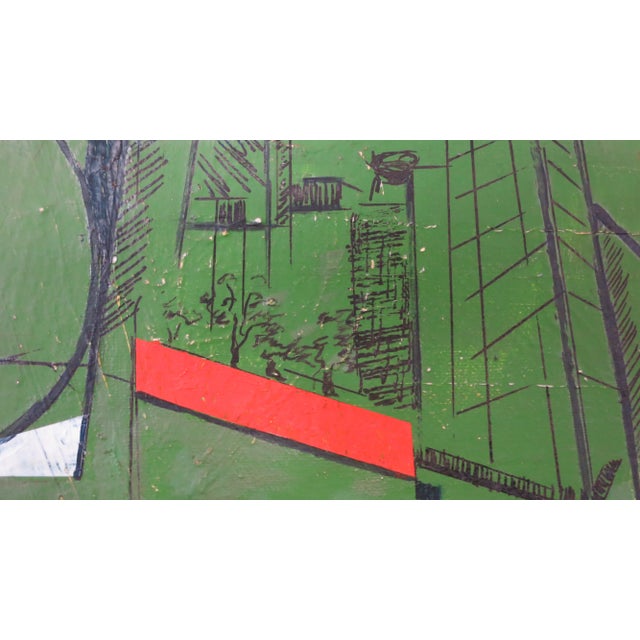 "Originally, this picture was of a skyline of the metropolitan night scene, where moonlight mixed with neon lights coming...