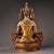 Traditional Late 19th Century Gilt Bronze Ksitigarbha Bodhisattva Statue, 2kg For Sale - Image 3 of 9