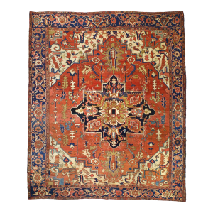 Antique Persian Serapi Rug 9'4" X 11’0"