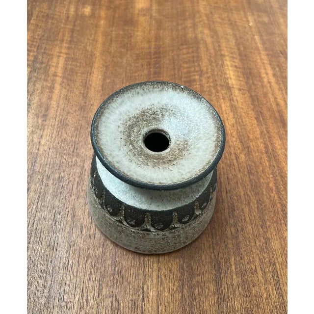 Ceramic Mid-Century Danish Studio Pottery Vase from Lovemose Denmark, 1960s For Sale - Image 7 of 13