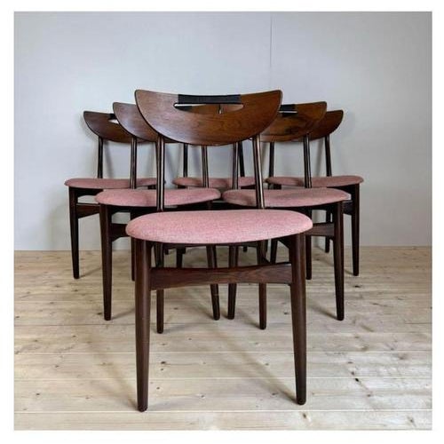 Rosewood Chairs, Denmark, 1960s, Set of 6 For Sale - Image 4 of 9