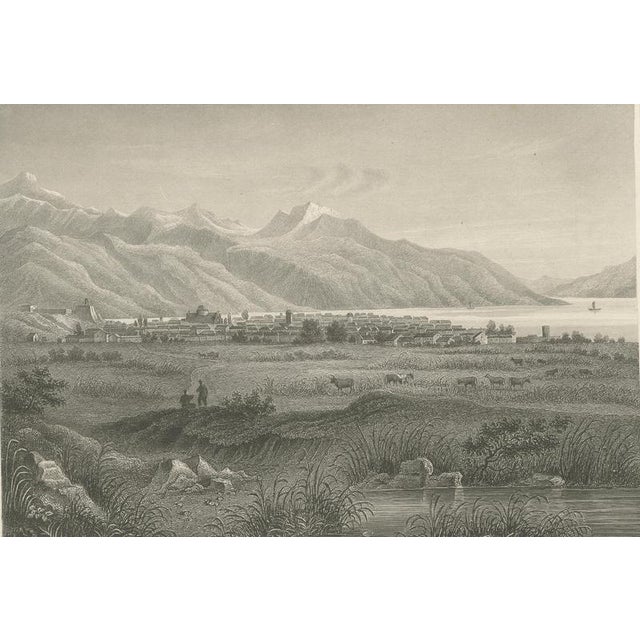 Joseph Meyer and Hermann Meyer, Salt Lake City Mormon Settlement, 1850, Steel Engraving For Sale - Image 4 of 9