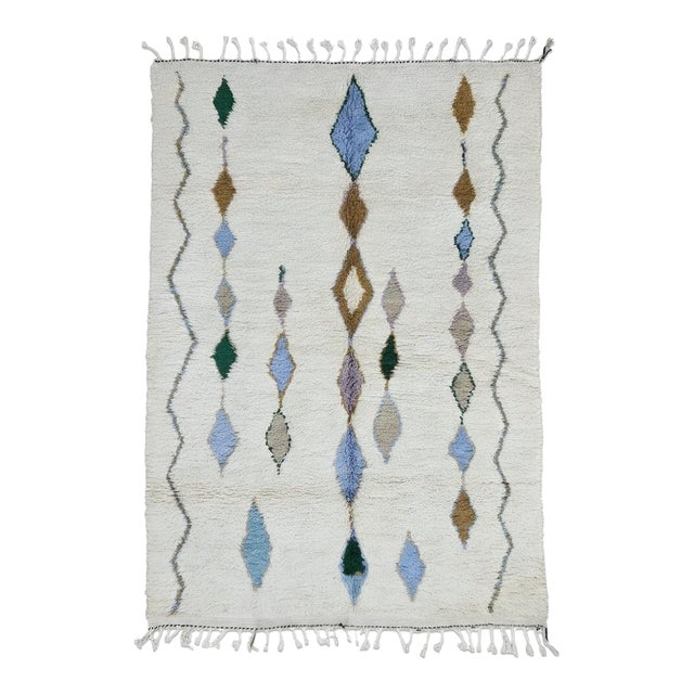 Moroccan Diamond Plush Rug - 11.5 X 7.7 Ft For Sale
