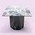 Postmodern Postmodern Faux Marble Pedestal Side Table – Ceramic & Glass, 1980s, Mid-Century For Sale - Image 3 of 10