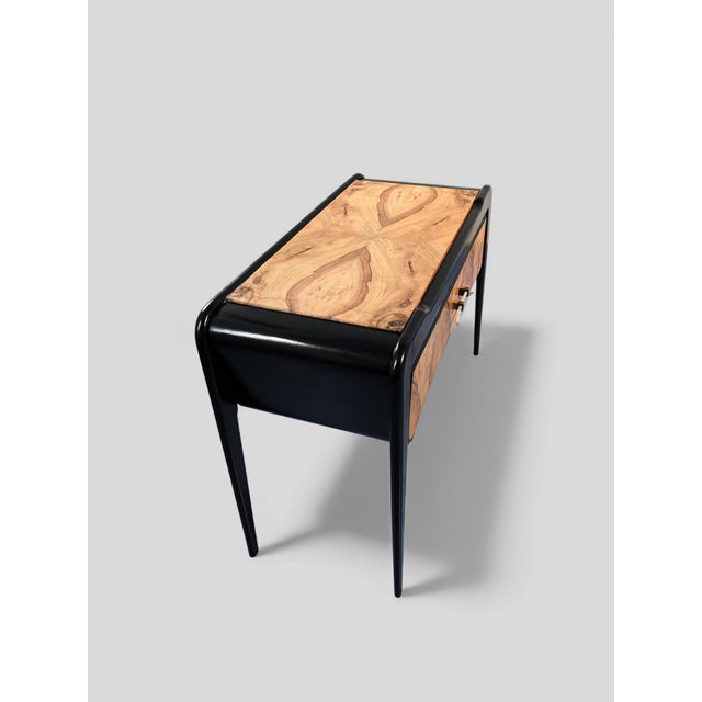 Italian Art Deco Ebonized Coffee Table, 1940s For Sale - Image 10 of 18