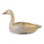 Antique Carved Wood & Paint Decorated Snow Goose Waterfowl Bird Decoy Circa 1920 For Sale