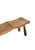 This three-seater solid teak bench is a striking example of sculptural craftsmanship and organic design. Defined by its...