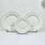 Ceramic 1989 Vintage English Americana Wedgwood for Ralph Lauren Le Blanc Claire Dinnerware - 2 Dinner, 1 Salad Plate For Sale - Image 7 of 10