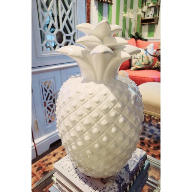 Ceramic Yellow Pineapple Table Decoration main image 0