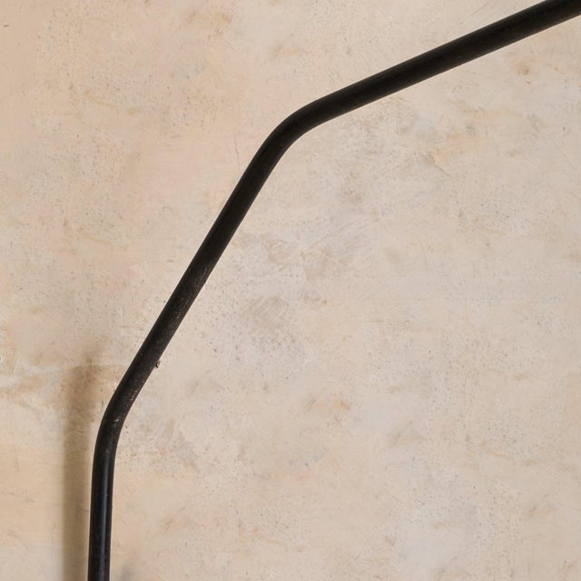 Mid 20th Century French Artisan-Made Iron Potence Wall Light, 1960s For Sale - Image 5 of 8