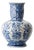 Delftware Floor Vase in Blue and White Chinoiserie by Plateelbakkerij Ram Arnhem, 1940s For Sale