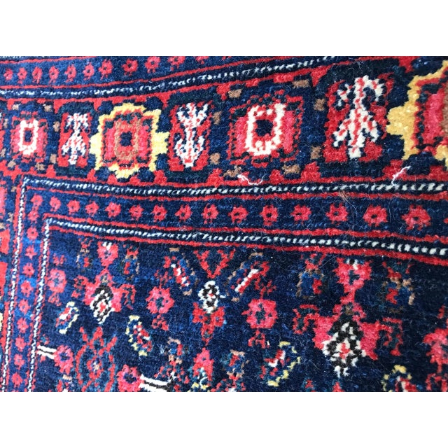 Vintage Senneh Kurdish Carpet For Sale - Image 12 of 14