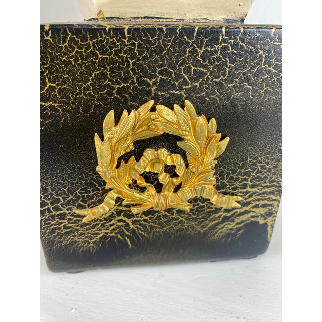 Classical Roman Mid 20th Century Classical Greco Roman Plaster Bust For Sale - Image 3 of 10