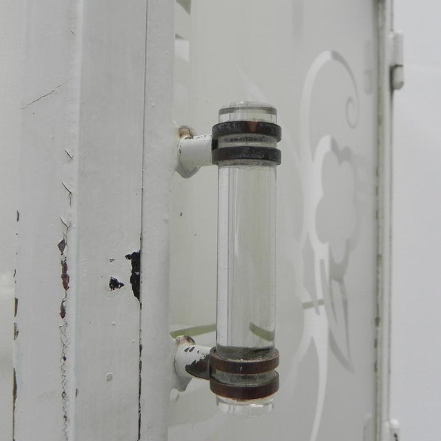 1920s Art Deco Display Cabinet on Legs, 1920s For Sale - Image 5 of 18