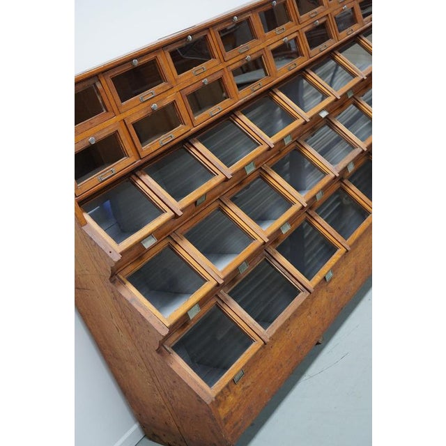 Large Dutch Oak Shop Cabinet, 1920s For Sale - Image 15 of 18