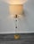 1970s Italian Floor Lamp in Acrylic Glass and Brass with Palm Leaves Motifs, 1970 For Sale - Image 5 of 8