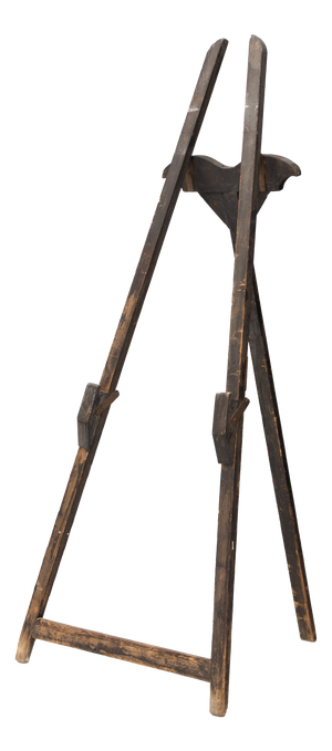 Large Antique Pine Easel, 1880