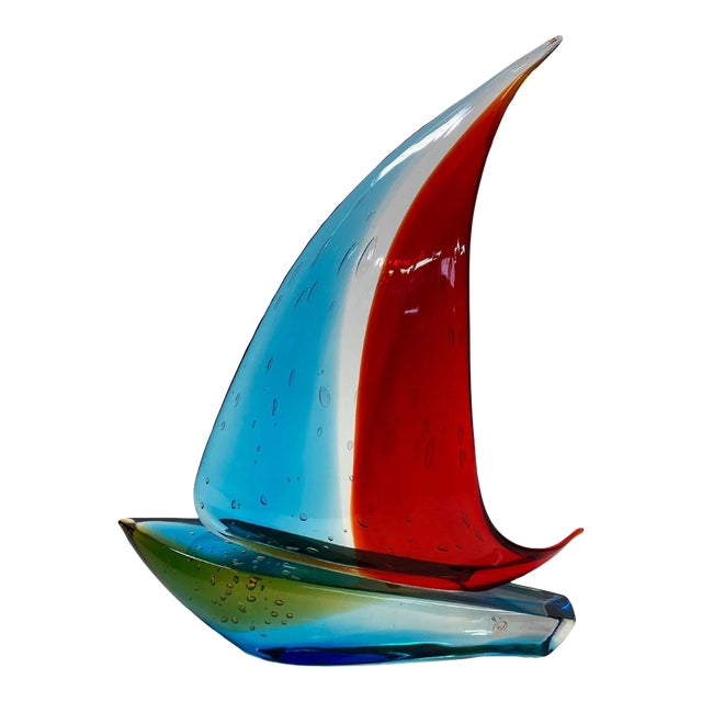 Sailboat Sculpture by Sergio Costantini For Sale