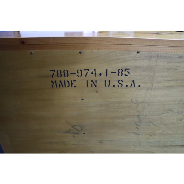 Wood Chippendale Knotty Pine Block Front Chest For Sale - Image 7 of 8