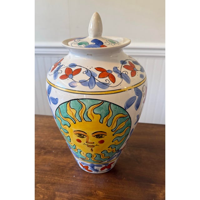 Historical World Banking Institution Rare Sunburst Vase For Sale - Image 9 of 12